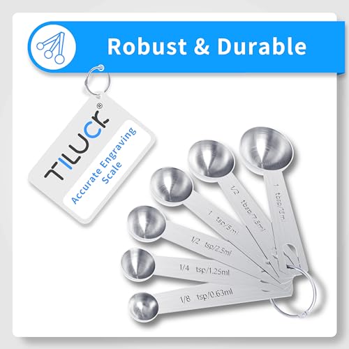 Stainless Steel Measuring Cups & Spoons Set (11 Count)