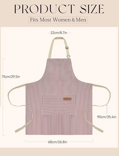 2 Pack Kitchen Cooking Aprons (2 Count)