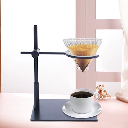 Coffee Dripper Holder Silicone Base Glass Funnel Stand Portable Coffee Dripper Rack Hight Adjustable for Home Kitchen