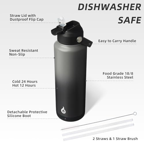 40oz Insulated Water Bottle