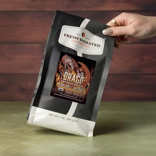 Organic Drago Café Blend Whole Bean Coffee (32 Ounce)
