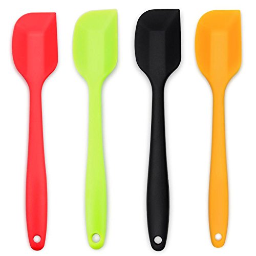 4 Piece Silicone Spatula Set with Stainless Steel Core (4 Count)