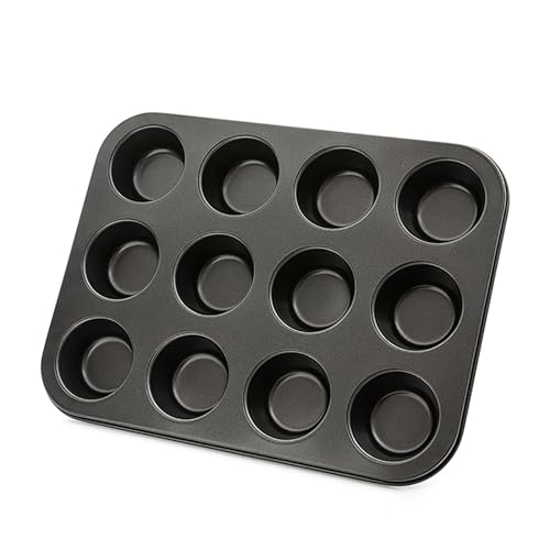 2 Packs Nonstick Round Muffin Baking Pan Tin (2 Count)