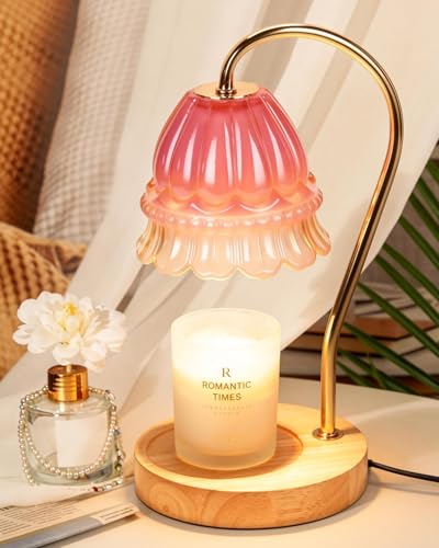 Flower Candle Warmer Lamp with Timer
