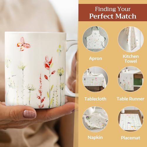 Coffee Mug with Handles Tea Cups