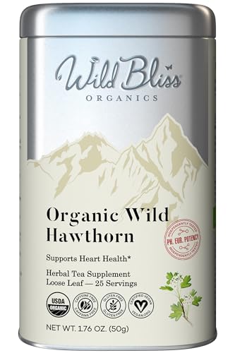 Organic Hawthorn Loose Leaf and Flower Tea