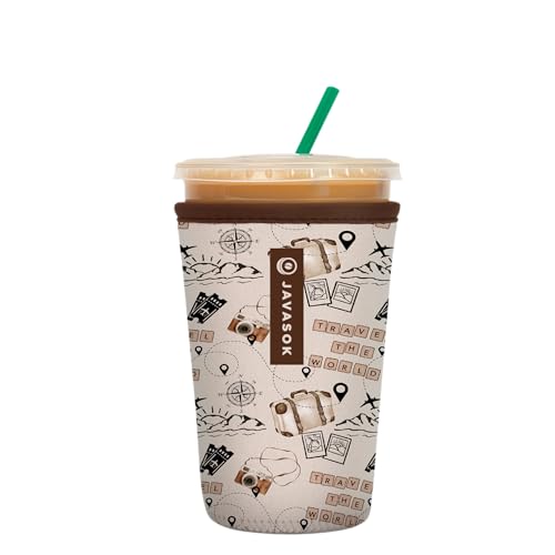 JavaSok Iced Coffee & Cold Soda Insulated Neoprene Cup Sleeve