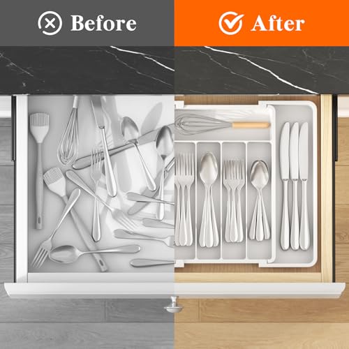 Expandable Silverware Drawer Organizer
