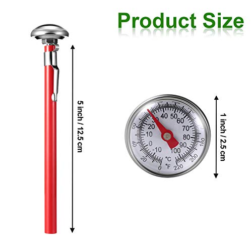 3 Pack 1 Inch Dial Food Thermometer (3 Count)
