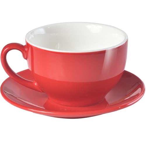 Porcelain Coffee Cup with Saucer 220ml (9.99 Count)