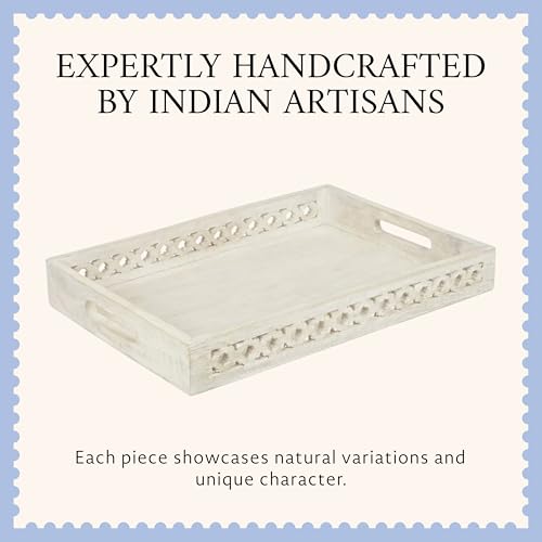 Trellis Mango Wood Serving Tray