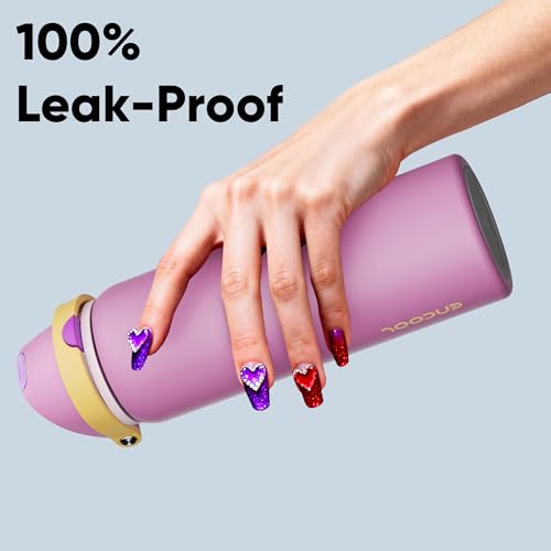 Insulated Water Bottle with Straw