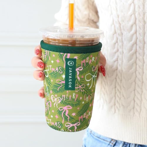 JavaSok Iced Coffee & Cold Soda Insulated Neoprene Cup Sleeve