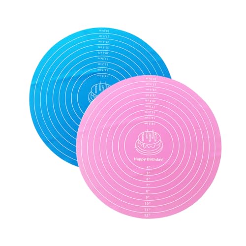 2 Pcs 12 Inch Silicone cake mats