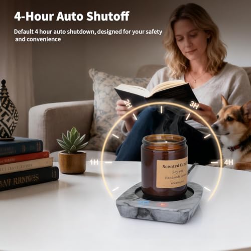 Mug Warmer Coffee Cup Warmer for Desk Auto Shut Off After 4 Hours