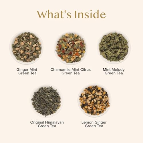 Assorted Green Tea Bags Sampler (20 Count)