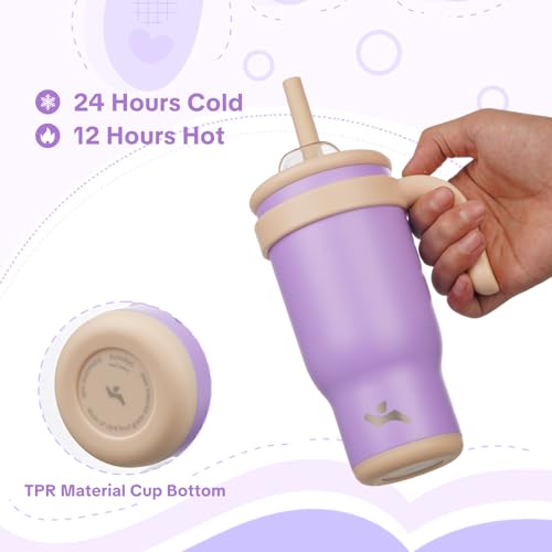 18 oz Tumbler with Handle and Straw