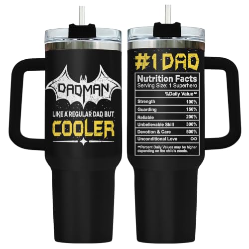 Dad Dadman Funny 40 oz Tumbler with Handle