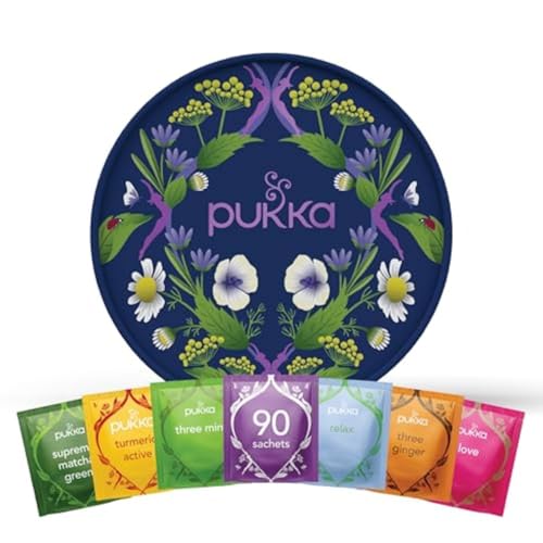 Tea Organic Herbal Tea Sampler For Everyday Wellness (90 Count)