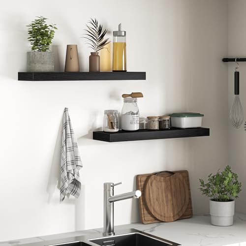30" Floating Shelves for Wall (2 Count)