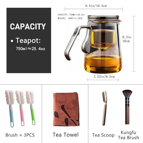 Magnetic Glass Teapot