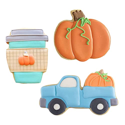 Ann Clark Pumpkin Harvest Cookie Cutters Set of 3