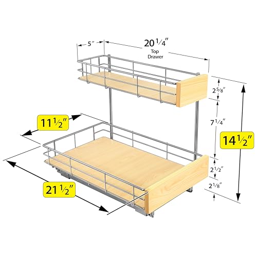 SELECT™ Pull Out Under Sink Kitchen Cabinet Organizer