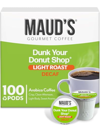 Maud’s Decaf Donut Shop Coffee Pods (100 Count)