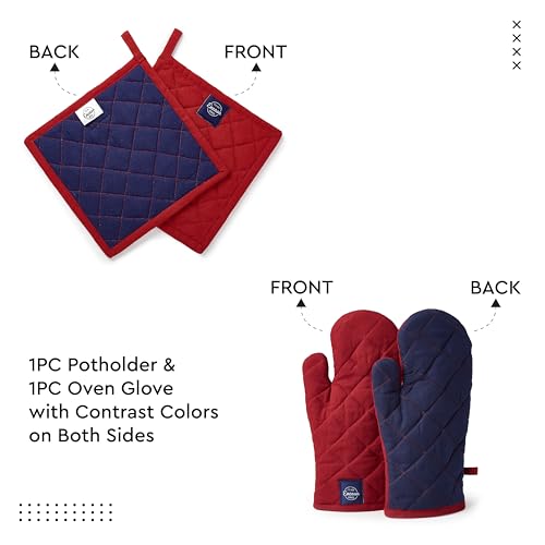Oven Mitts and Pot Holders Set (2 Count)