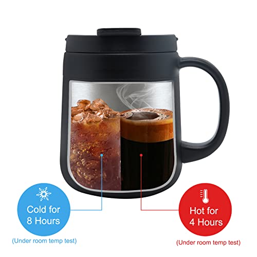 11OZ 330ML Stainless Steel Insulated Coffee Mug with Handle