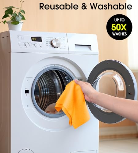 Microfiber Cleaning Cloth Roll (100 Count)