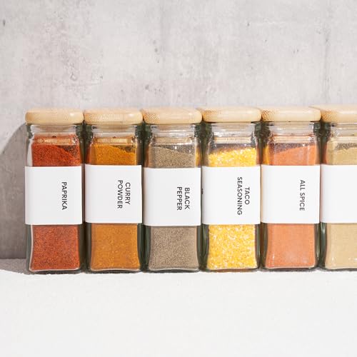 Glass Storage Jars with Bamboo Lid
