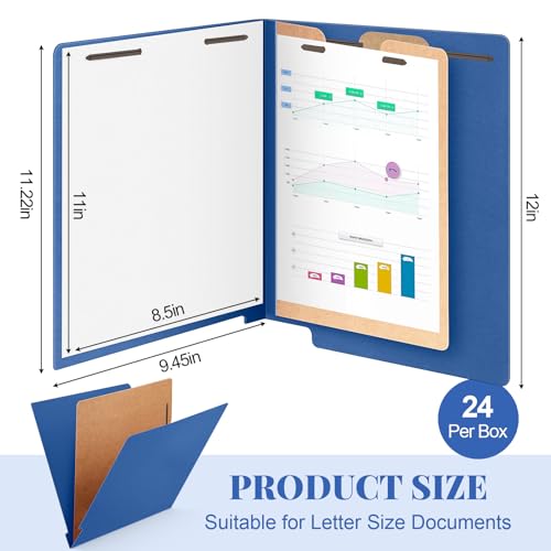 24 Pack Classification Folders (24 Count)