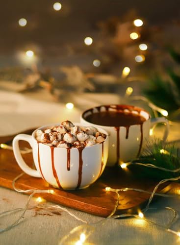 16oz Large Coffee Mugs Set of 4 (4 Count)