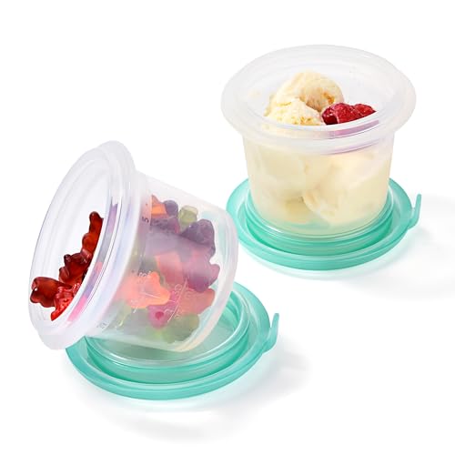 Silicone Container with Lids