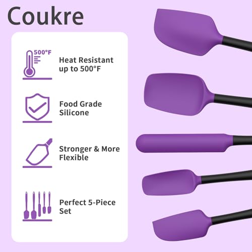 Silicone Spatula Set of 5 (5 Count)