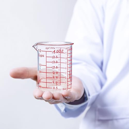 4 oz 120 ml Glass Measuring Cup with V
