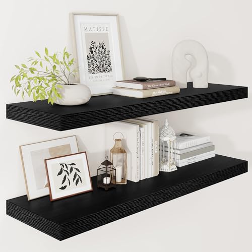 Deep Floating Shelves 36x12” Set of 2 (2 Count)