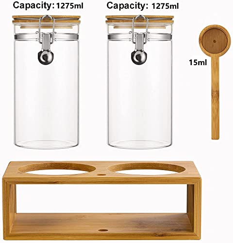 Coffee Container with Shelf (2 count)