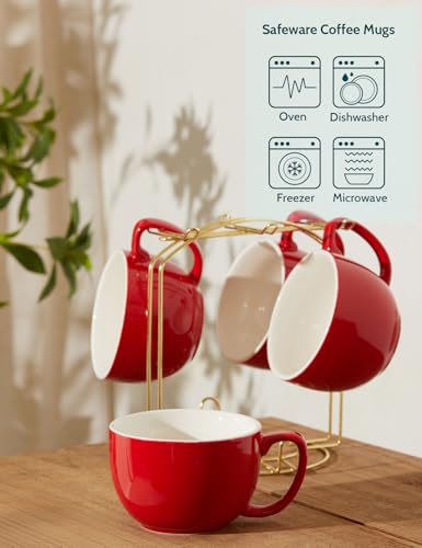 16oz Large Coffee Mugs Set of 4