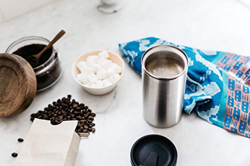 PRESSE by Bobble French Coffee Press Insulated Travel Tumbler 13 oz Brown