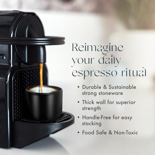 Leonard Ceramic Espresso Cups (2 Count)