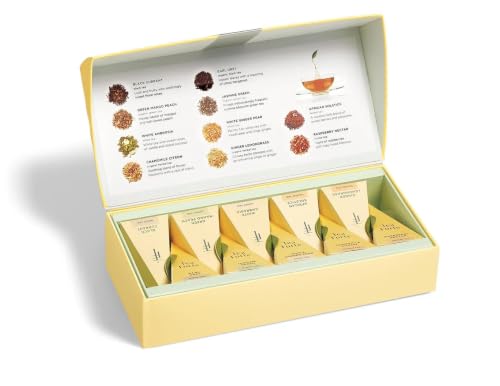 Tea Sampler 10 Pyramid Infuser Bags (10 Count)