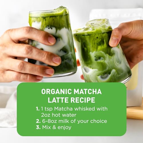 Aiya Certified USDA Organic Culinary Grade Matcha Green Tea Powder (3.5 Ounce)