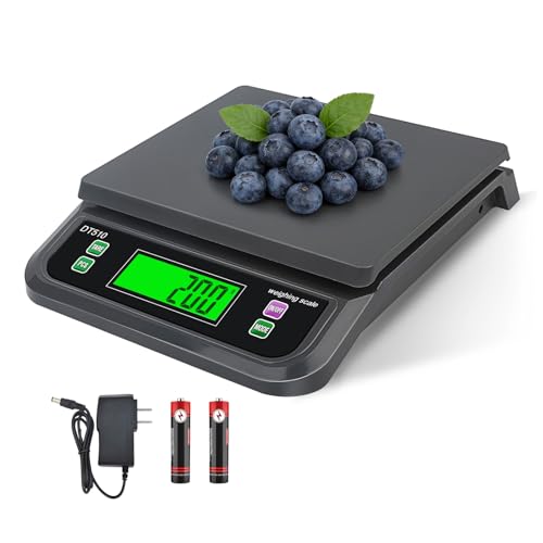 66lbs 30kg Large Digital Kitchen Scale with 6 Unit & Tare Funtion (6 Count)