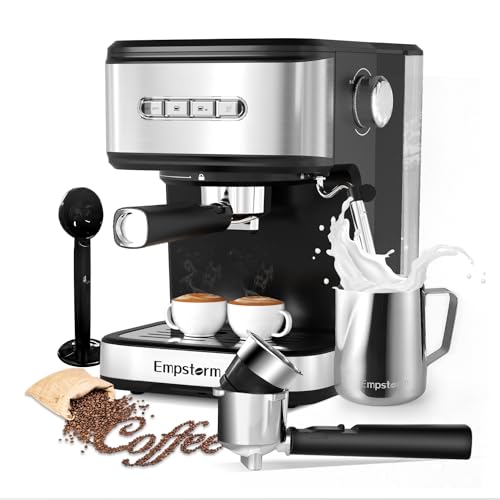 20 Bar Espresso Machine with Milk Frother Steam