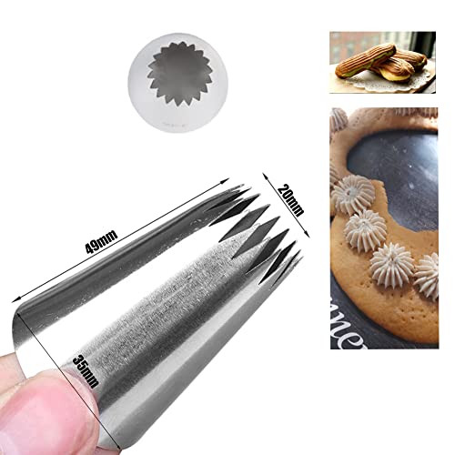 Large Piping Tips for Cake Decorating