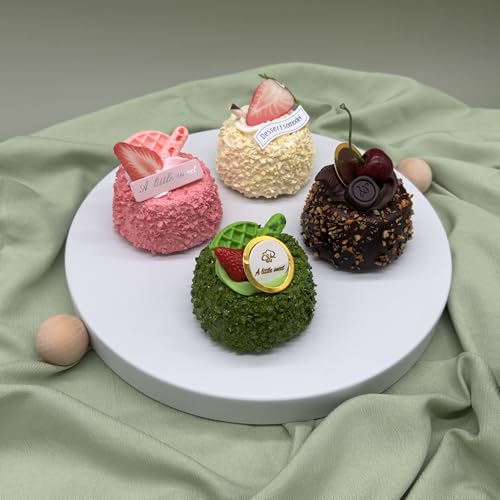 Set of 7 White Cake Stands Metal Dessert Display Holder Table Decor (7 Count)