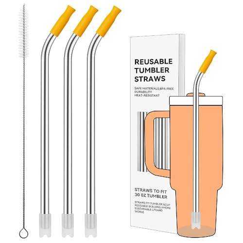 Bent Metal Straws for Stanley 30oz