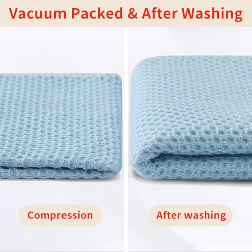 100% Cotton Waffle Weave Kitchen Dish Cloths 8 (8 Count)